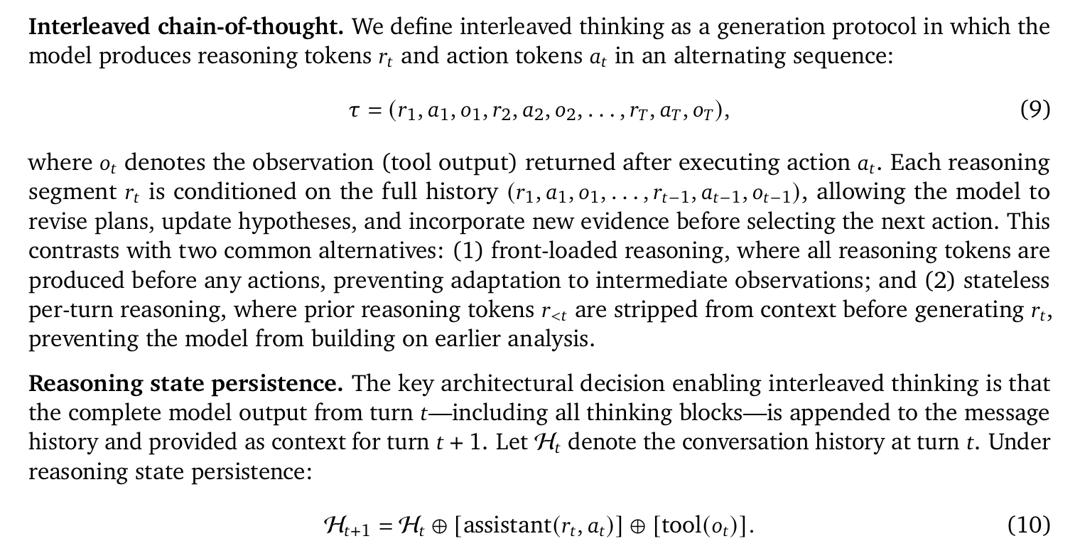 Interleaved trajectory