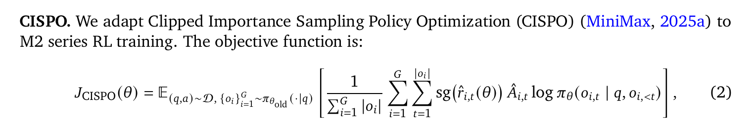 CISPO 目标函数